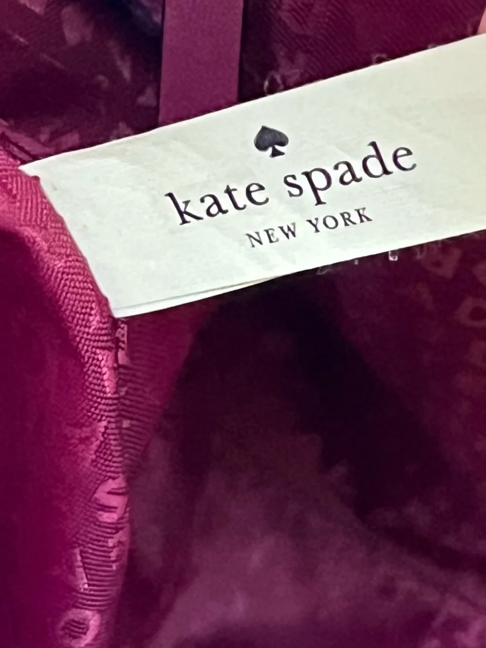 Kate Spade Savannah Parliament Square Leather Satchel Handbag Red Plum WKRU3115